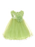 Baby Girls Sequin Illusion Tulle Flower Girl Dress 6-24M - SophiasStyle.com